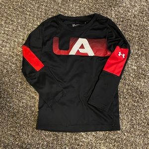 Boys Under Armour long sleeve shirt, size 4T